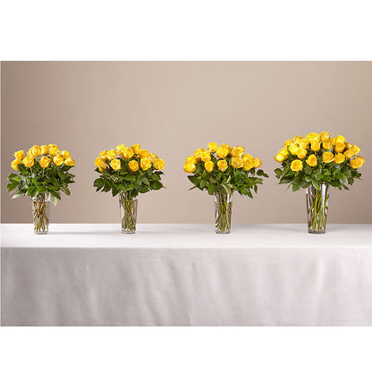 Long Stem Yellow Rose Bouquet – ROWLETT FLORIST & GIFTS, Garland TX