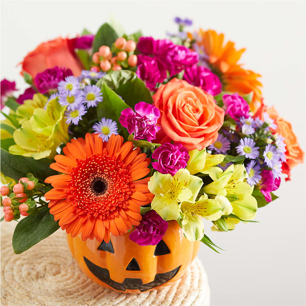 Tricks & Treats Pumpkin – ROWLETT FLORIST & GIFTS, Garland TX
