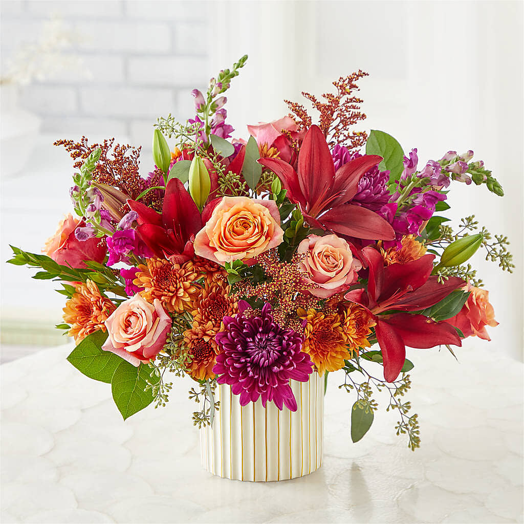 Burgundy Landscape Bouquet – ROWLETT FLORIST & GIFTS, Garland TX