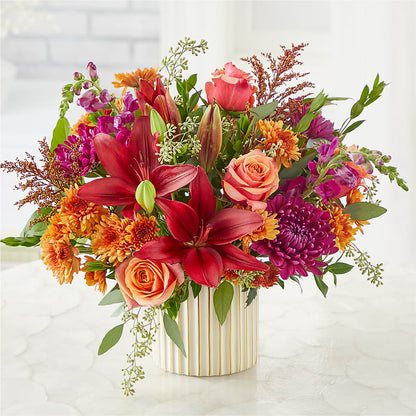 Burgundy Landscape Bouquet – ROWLETT FLORIST & GIFTS, Garland TX