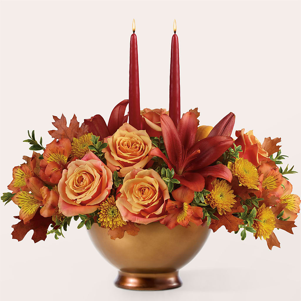 Harvest Table Centerpiece – ROWLETT FLORIST & GIFTS, Garland TX