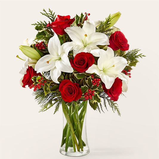 Sparkling Snowflakes Bouquet – ROWLETT FLORIST & GIFTS, Garland TX