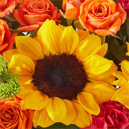 Sun-drenched Blooms Box Bouquet – ROWLETT FLORIST & GIFTS, Garland TX