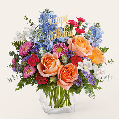 Birthday Bash Bouquet – ROWLETT FLORIST & GIFTS, Garland TX