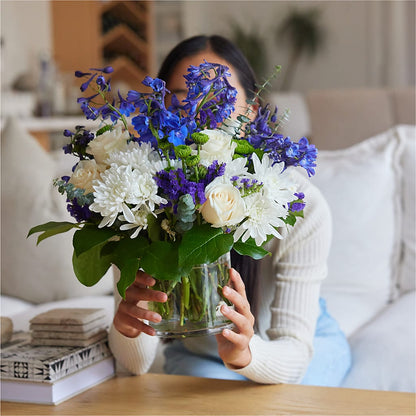 Cerulean Waves Bouquet – ROWLETT FLORIST & GIFTS, Garland TX