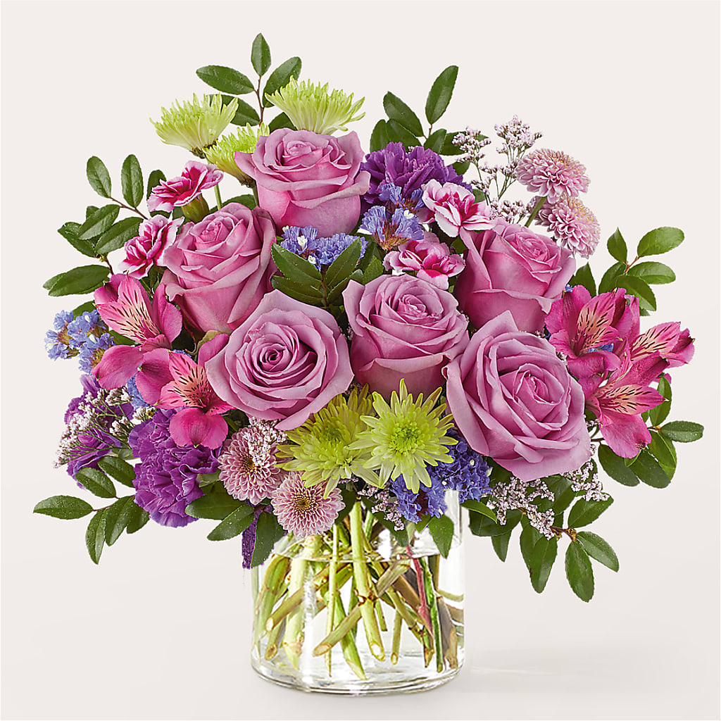 Glass Half Full Bouquet – ROWLETT FLORIST & GIFTS, Garland TX