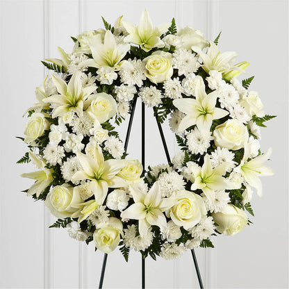 Treasured Tribute Wreath – ROWLETT FLORIST & GIFTS, Garland TX