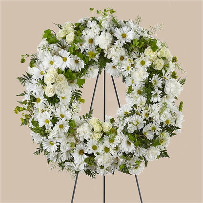 Faithful Wishes Wreath – ROWLETT FLORIST & GIFTS, Garland TX