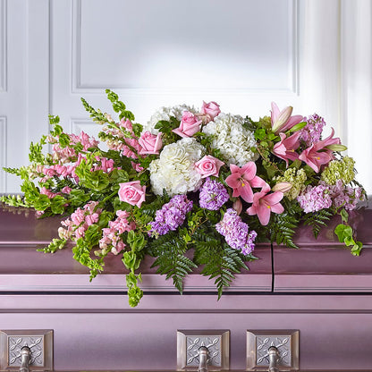 Life's Gratitude Casket Spray – ROWLETT FLORIST & GIFTS, Garland TX
