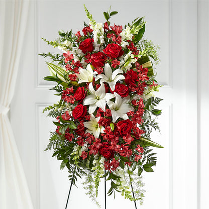 Everlasting Memory Standing Spray – ROWLETT FLORIST & GIFTS, Garland TX