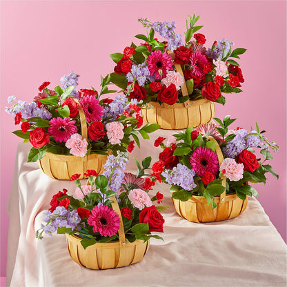 Pink Picnic Basket – ROWLETT FLORIST & GIFTS, Garland TX
