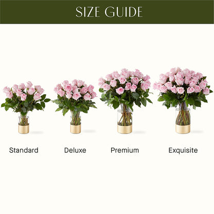 Picture Perfect Pink Rose Bouquet – ROWLETT FLORIST & GIFTS, Garland TX