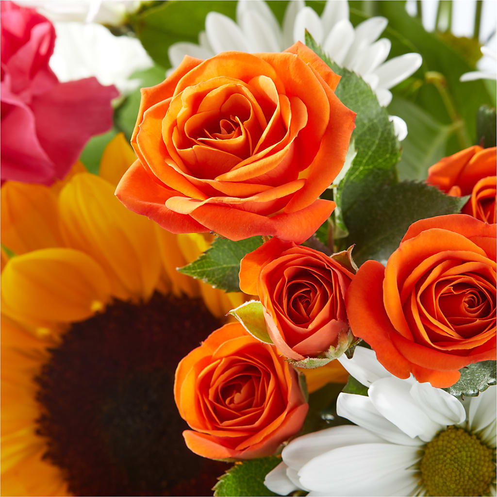 Sun-drenched Blooms Bouquet – ROWLETT FLORIST & GIFTS, Garland TX