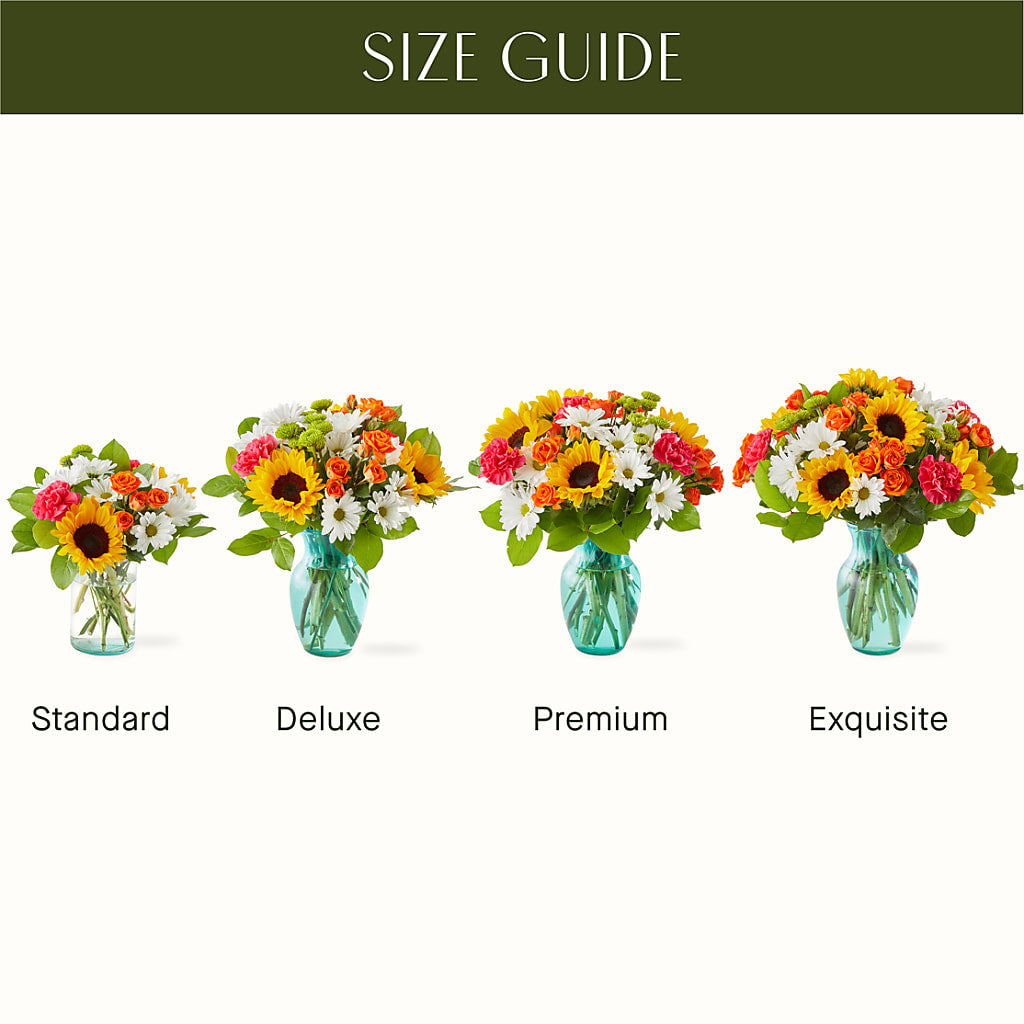 Sun-drenched Blooms Bouquet – ROWLETT FLORIST & GIFTS, Garland TX