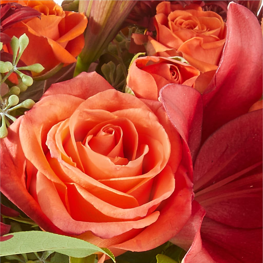 Crimson Leaves Bouquet – ROWLETT FLORIST & GIFTS, Garland TX