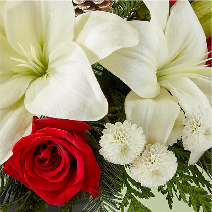 Seasonal Festivities Centerpiece – ROWLETT FLORIST & GIFTS, Garland TX