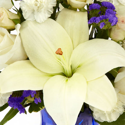 Sapphire Rush Bouquet – ROWLETT FLORIST & GIFTS, Garland TX