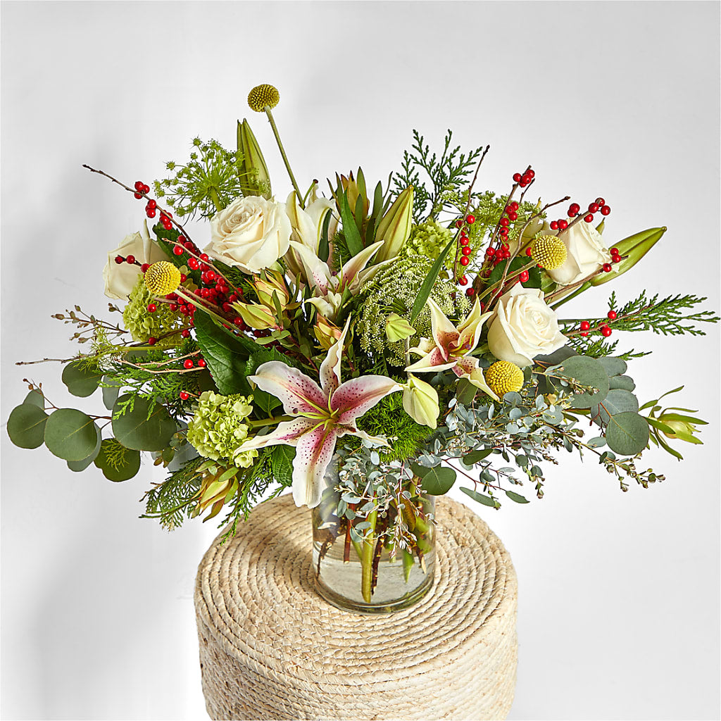 Berry & Bright Bouquet – ROWLETT FLORIST & GIFTS, Garland TX