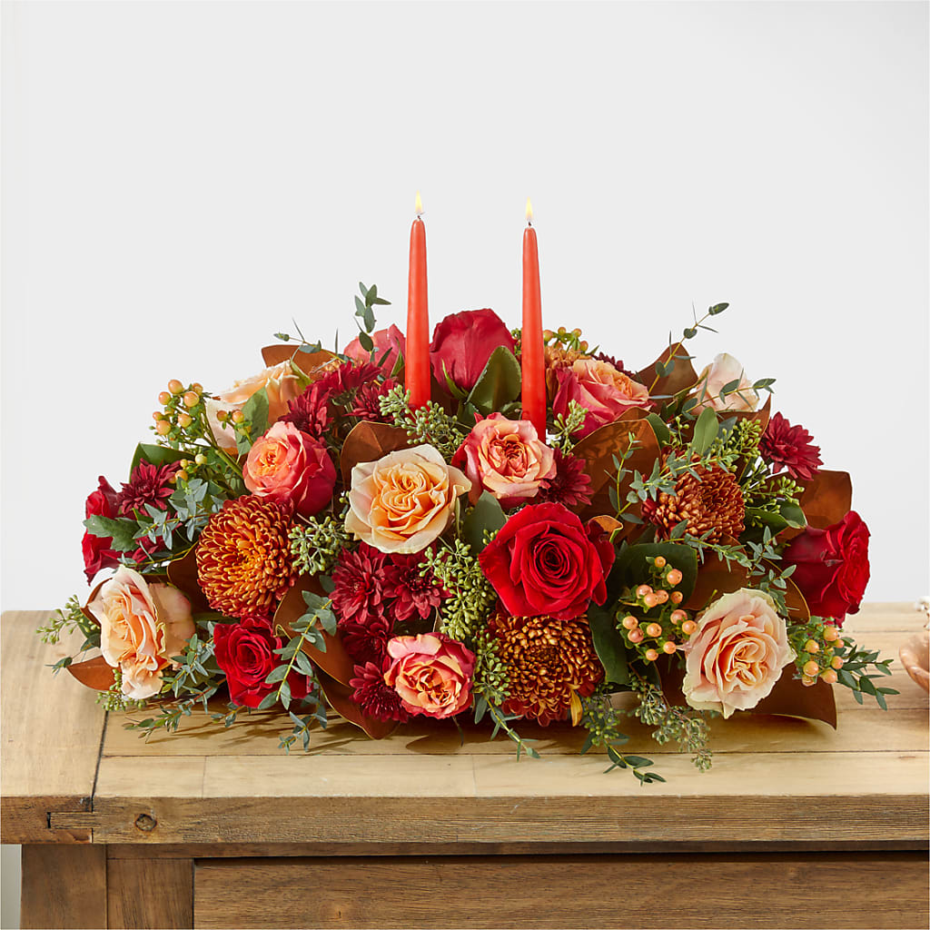 Gather Near Centerpiece – ROWLETT FLORIST & GIFTS, Garland TX