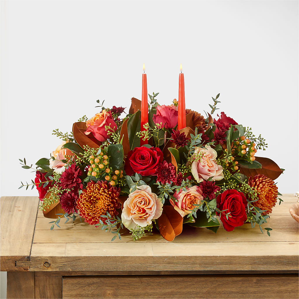 Gather Near Centerpiece – ROWLETT FLORIST & GIFTS, Garland TX