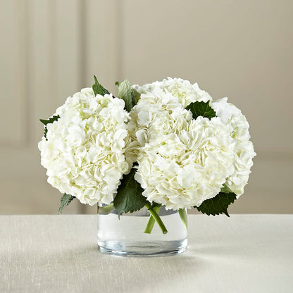 White Hydrangea Bouquet – ROWLETT FLORIST & GIFTS, Garland TX